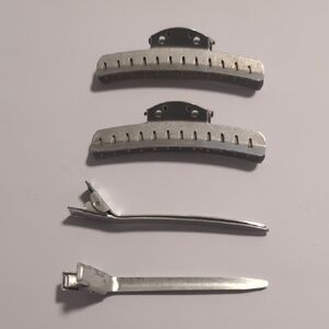 Silver Stylist Hair Clips‎